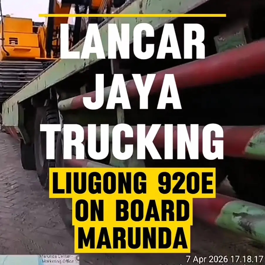 Jasa Angkut Alat Berat: Proses Loading Excavator LiuGong 920E di Marunda via Self Loader