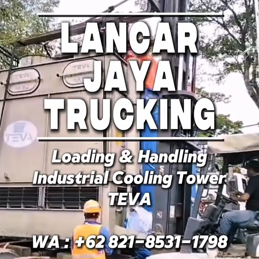 Jasa Sewa Angkut Alat Berat: Loading & Handling Industrial Cooling Tower TEVA Lintas Jawa Sumatera